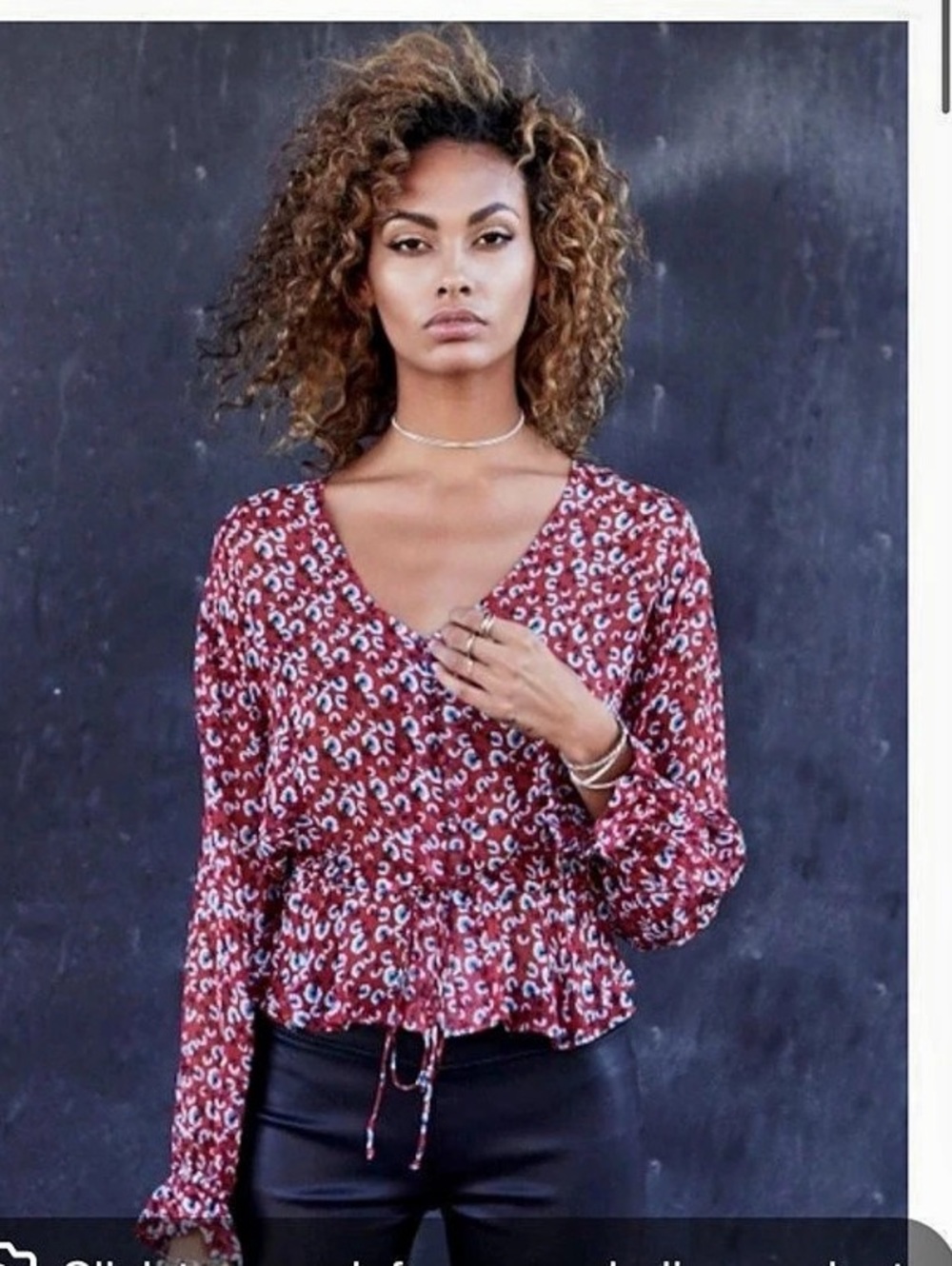 Rails Beaux Blossom Floral Long Sleeve Blouse